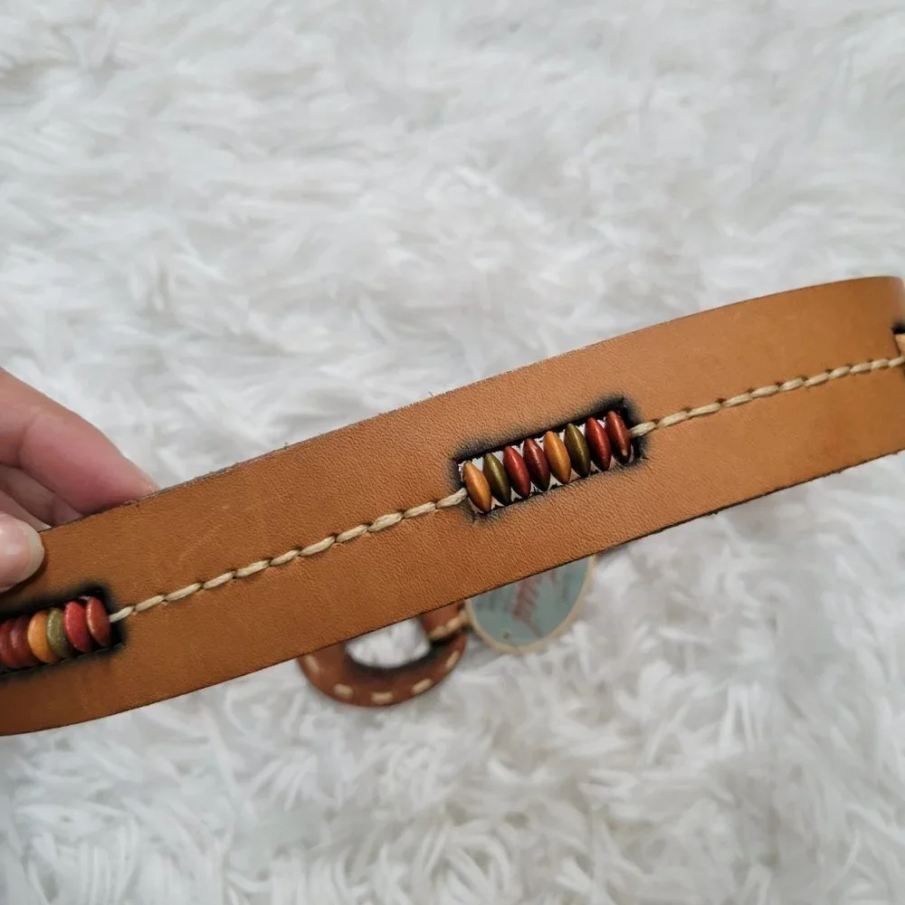 NWT Fossil Leather Belt - Size Small